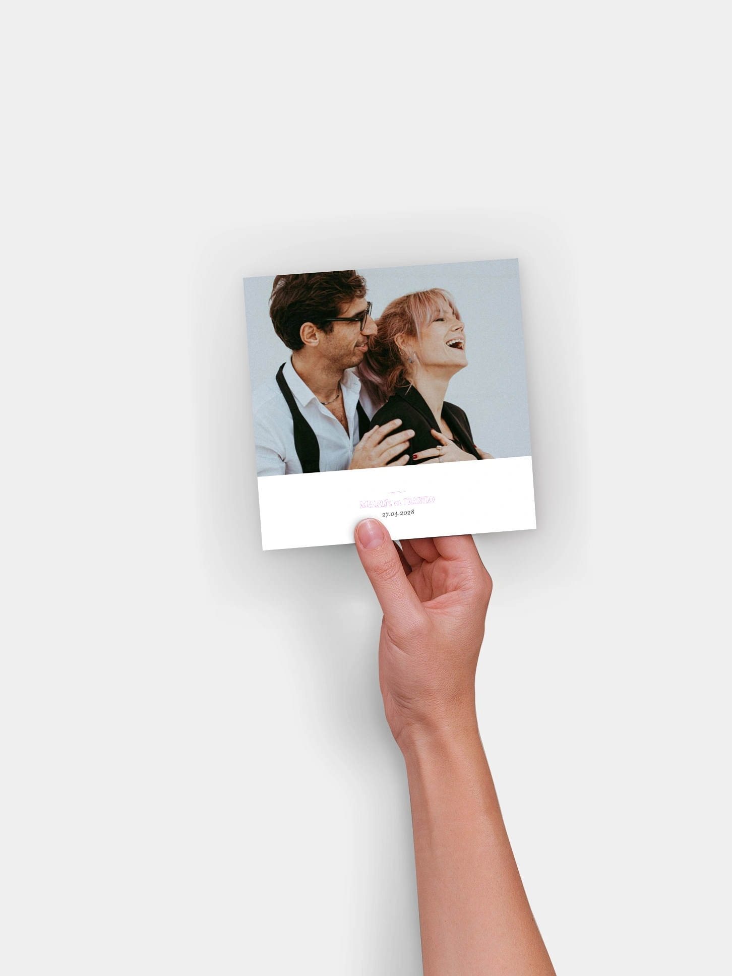 Carte de remerciements Instant d’amour