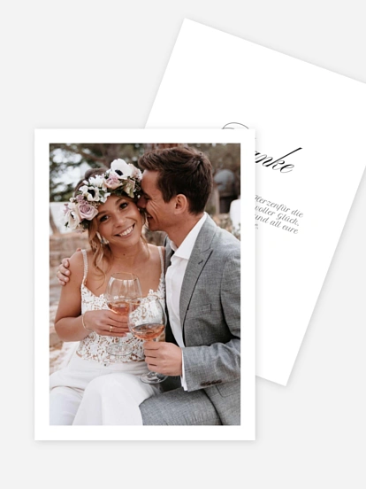 Dankeskarte Hochzeit Zarte Erinnerungen
