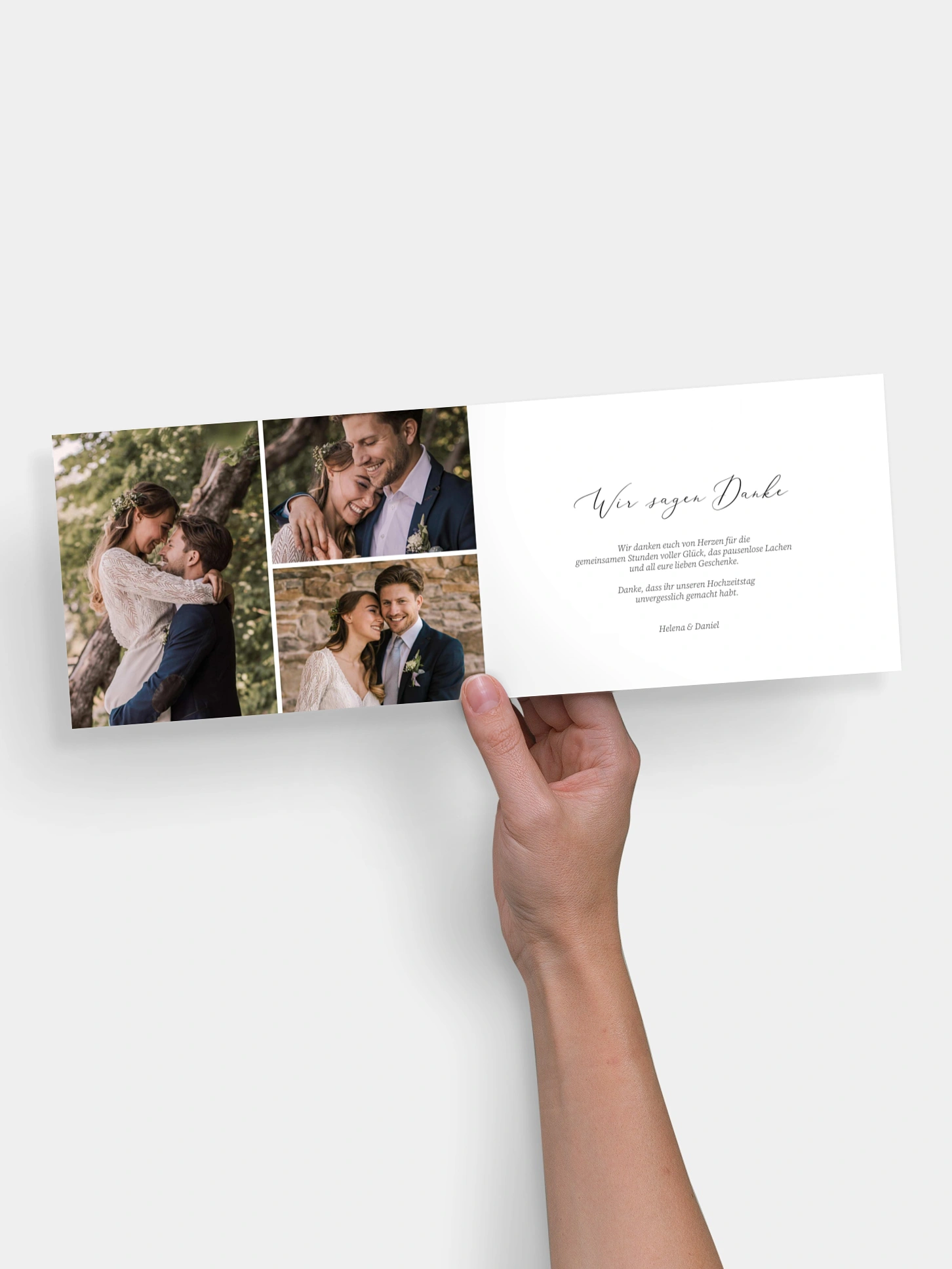Dankeskarte Hochzeit Herzensort