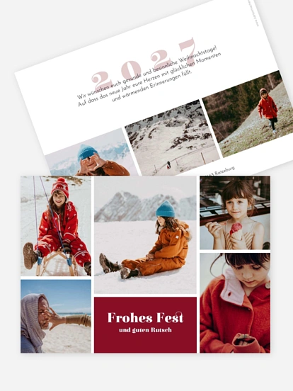 Weihnachtskarte Wundervoll