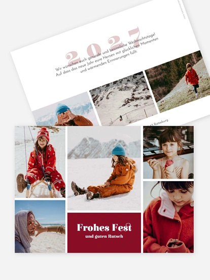 Weihnachtskarte Wundervoll