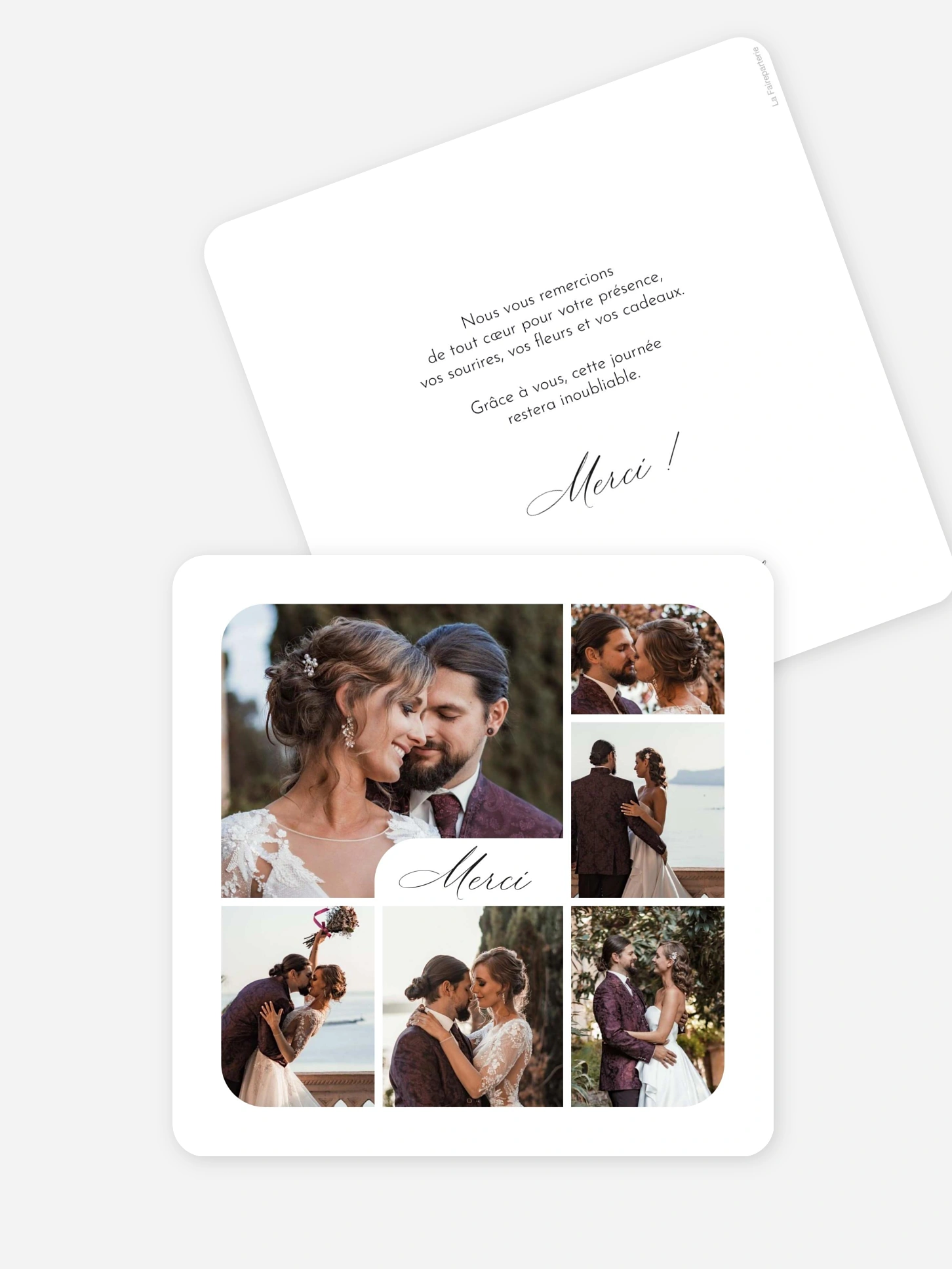 Carte de remerciements Gratitude