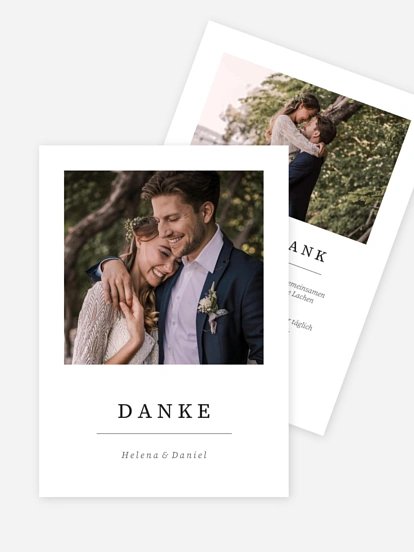 Dankeskarte Hochzeit Feine Erinnerungen