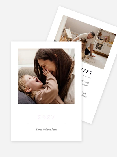 Weihnachtskarte Feine Erinnerungen
