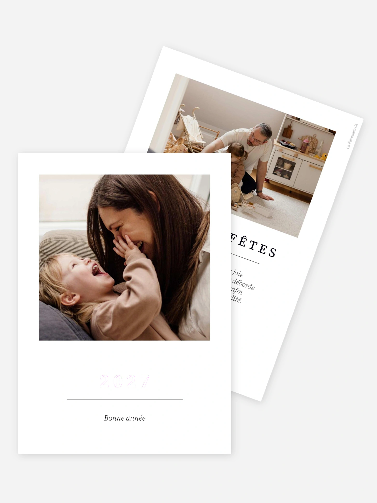 Carte de voeux Mots d’amour