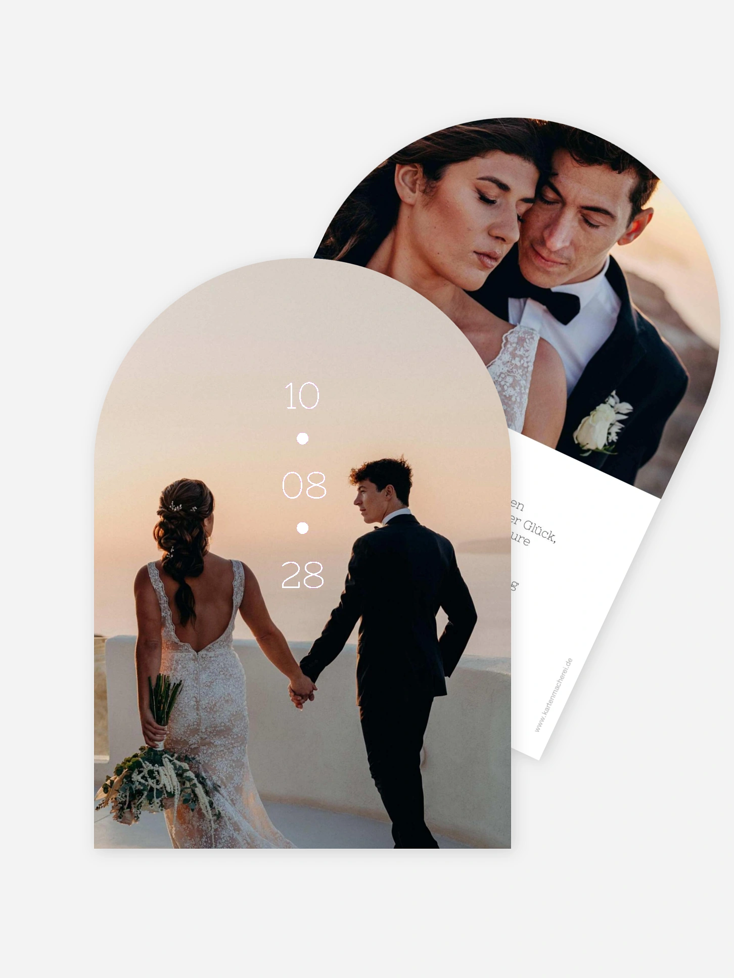 Dankeskarte Hochzeit Zarter Dank