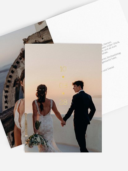 Dankeskarte Hochzeit Zarter Dank