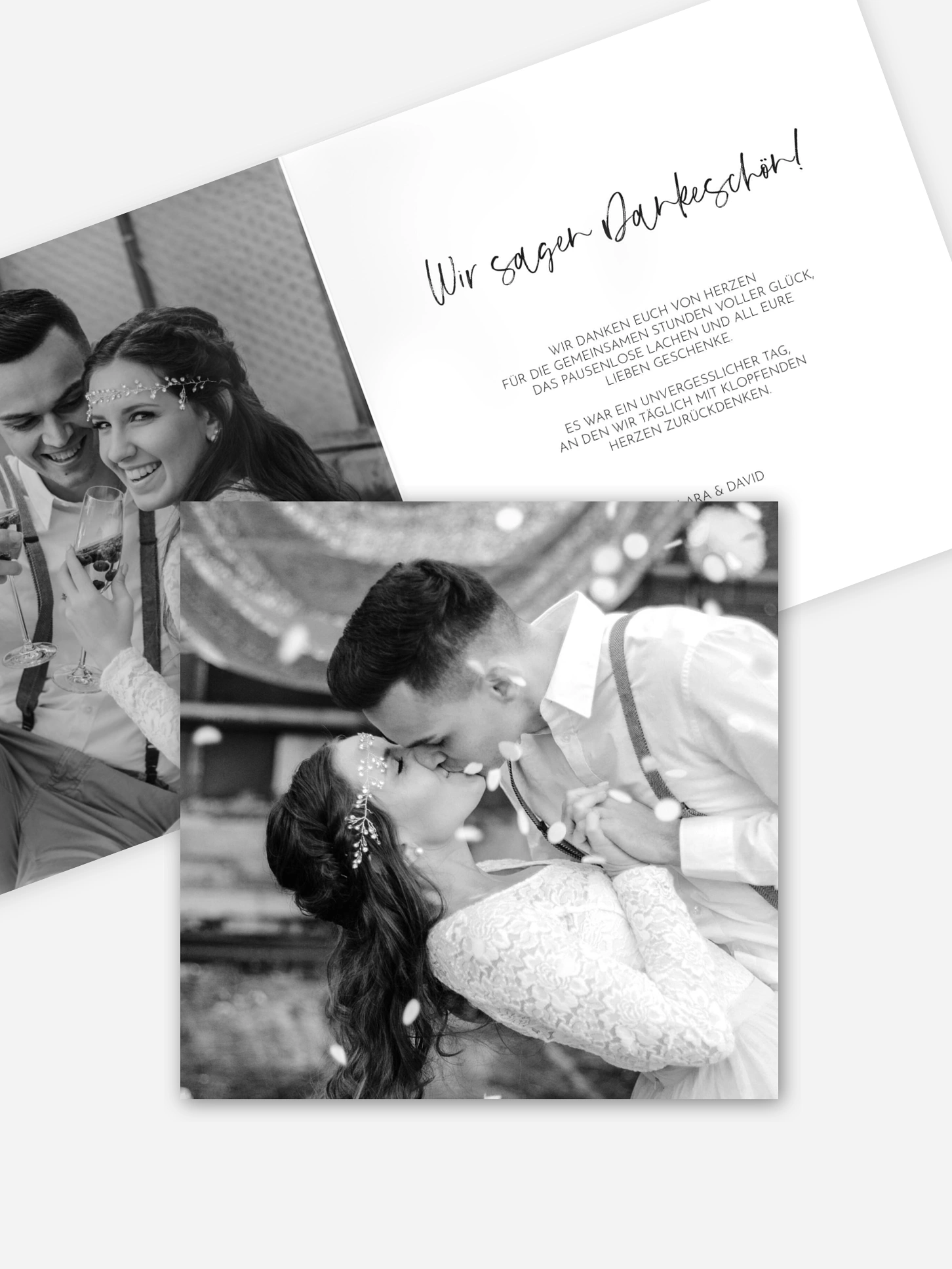 Dankeskarte Hochzeit Dankbare Verbundenheit