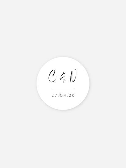 Stickers mariage Souvenir intemporel