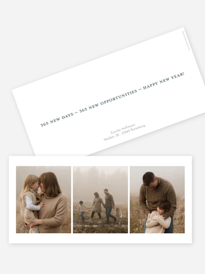 Weihnachtskarte Liebeshorizont