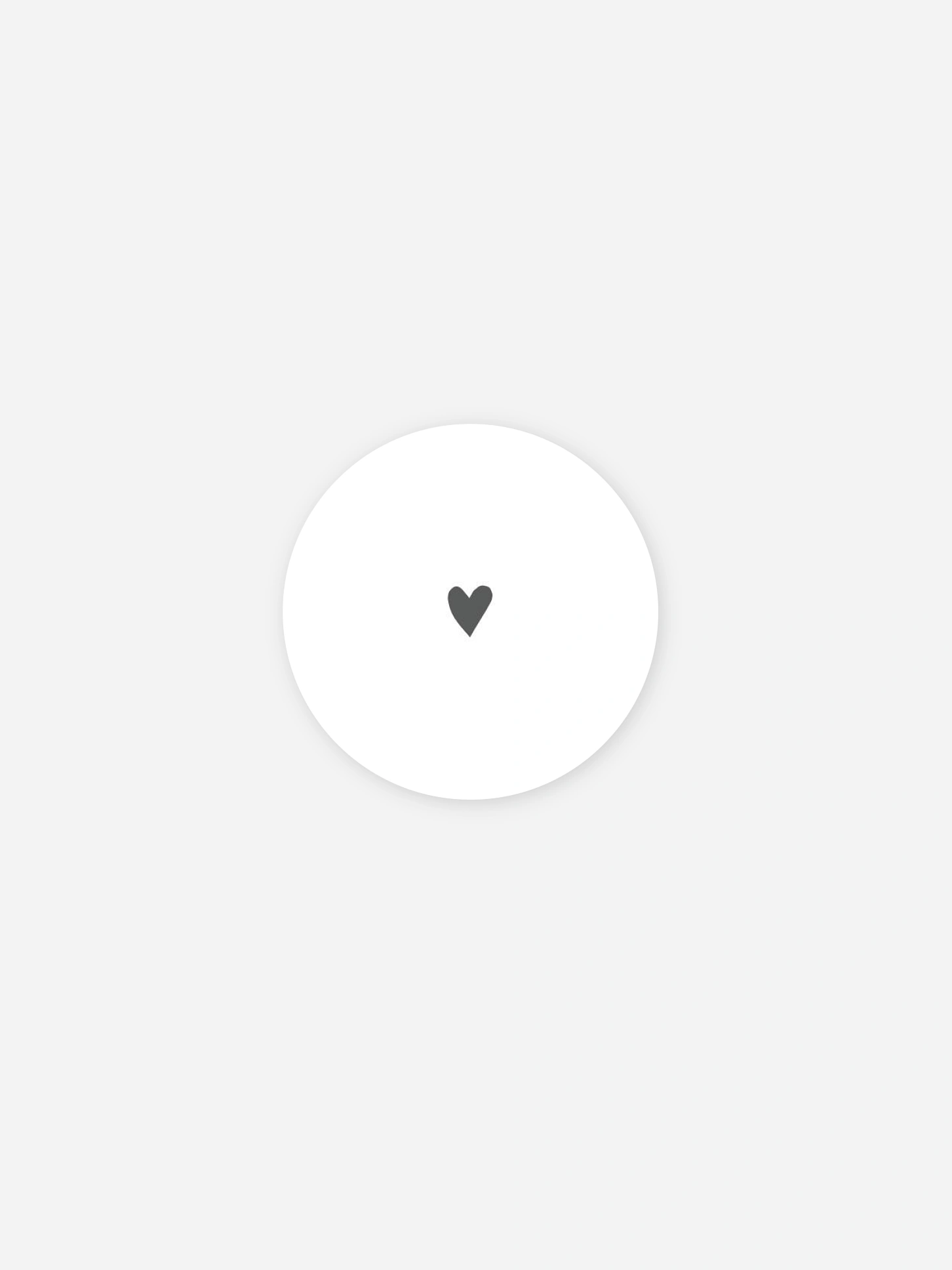 Stickers mariage Tendre cœur