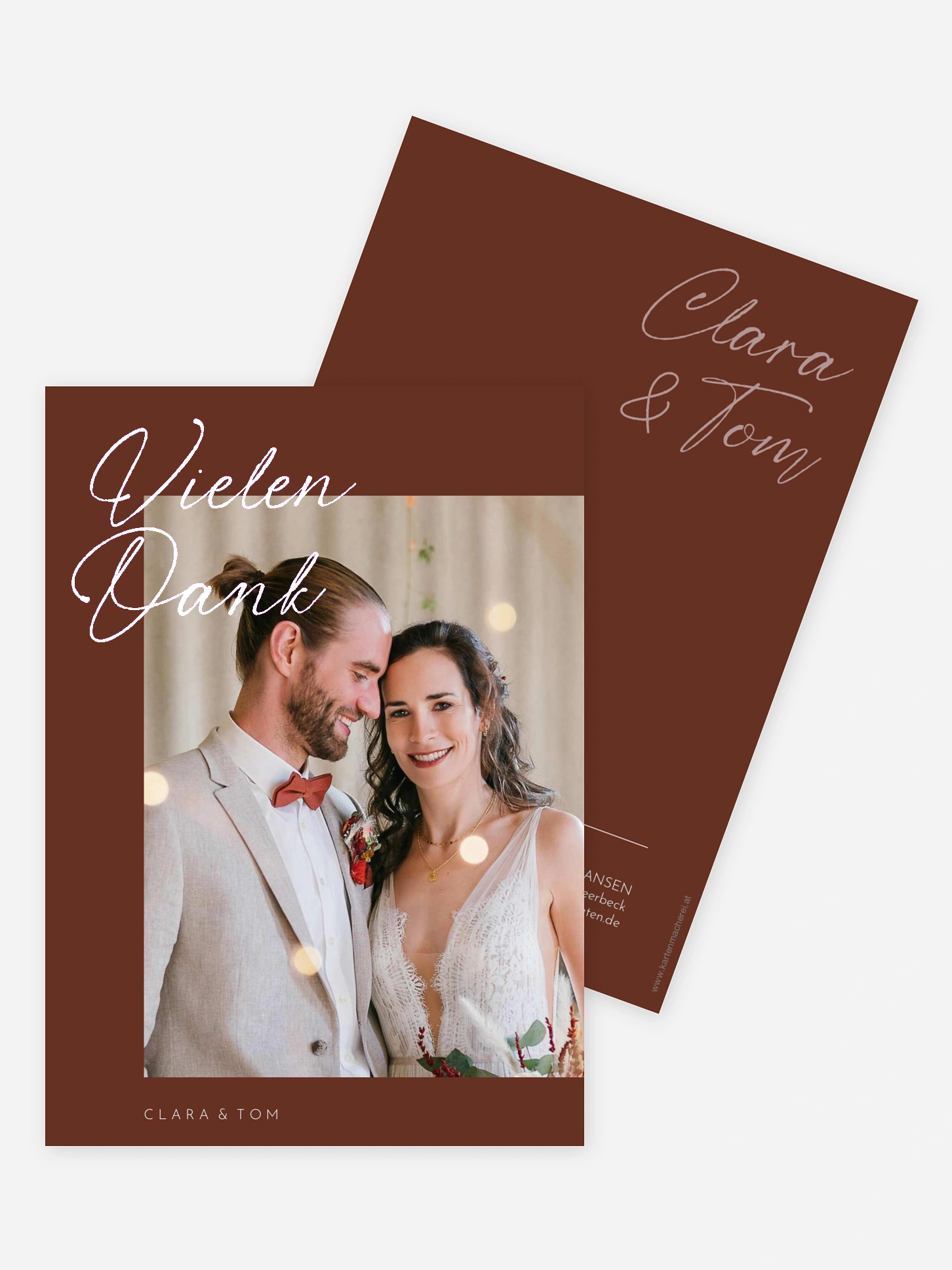 Dankeskarte Hochzeit Dankesgruß