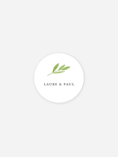 Stickers mariage Rêve champêtre