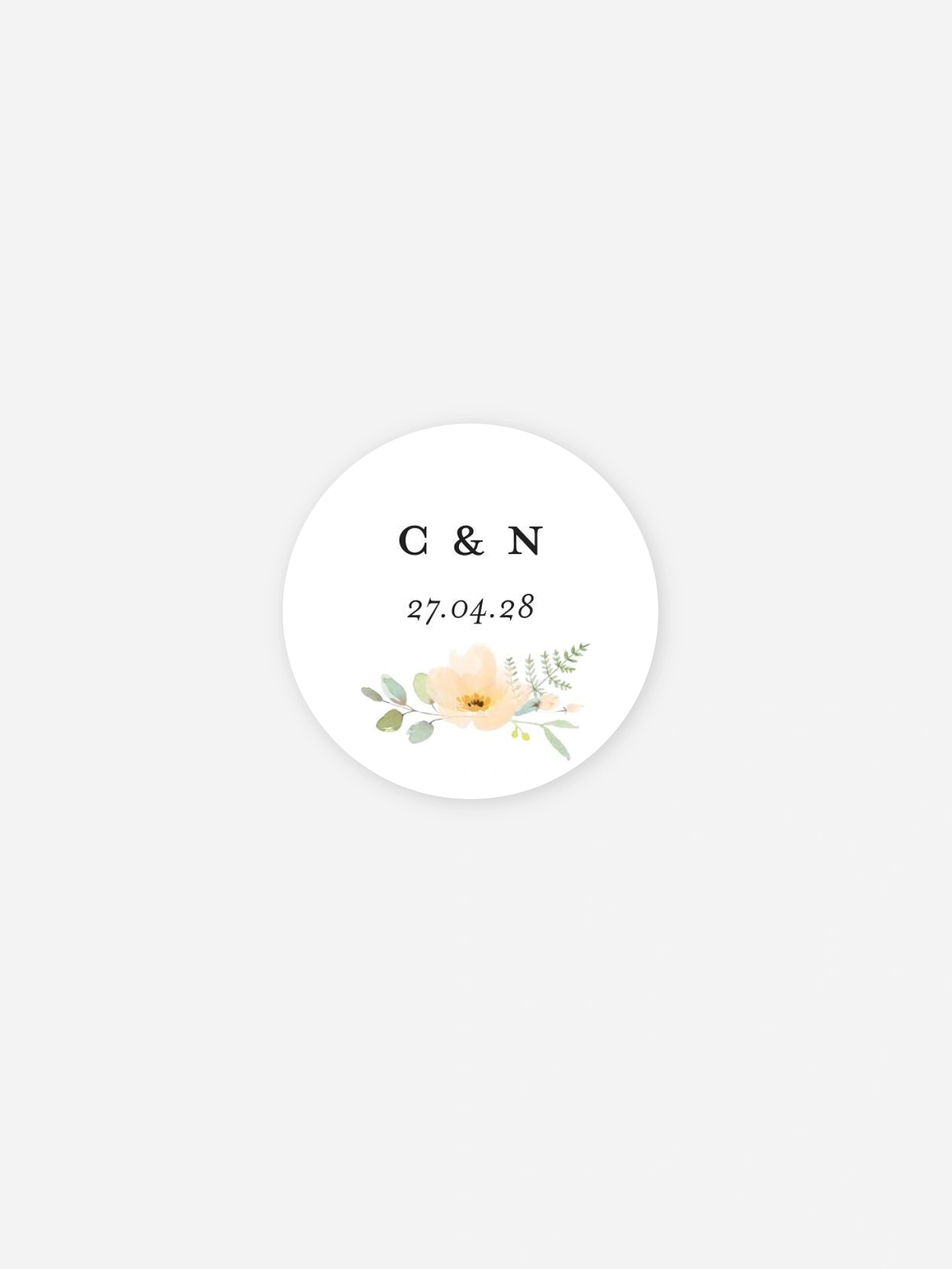 Stickers mariage Harmonie champêtre