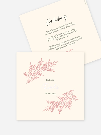 Taufeinladung Baptism Day
