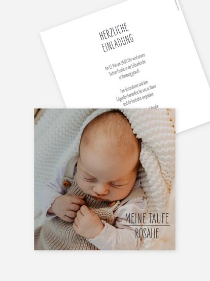 Taufeinladung Essenza