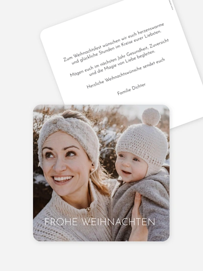 Weihnachtskarte Sternenblick