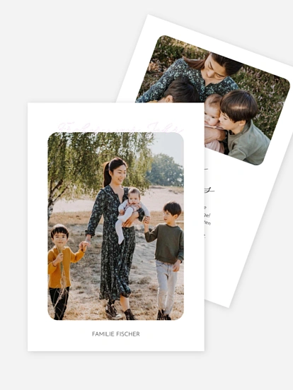 Weihnachtskarte Schlichtes Fest