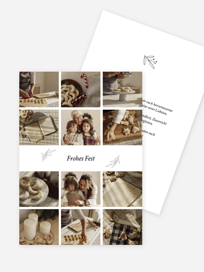 Weihnachtskarte Lichtergalerie