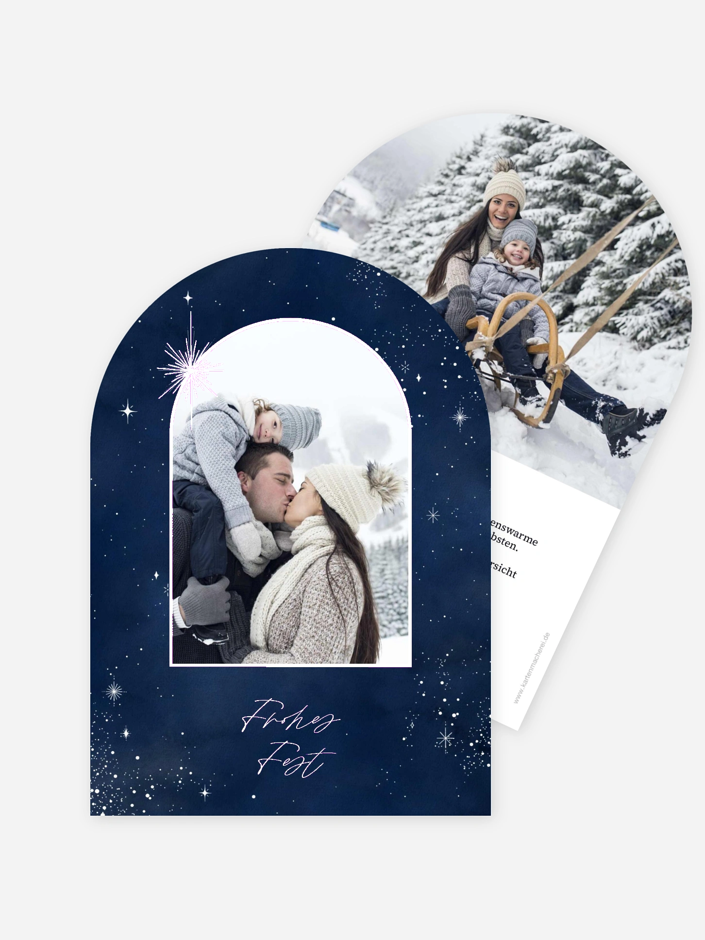 Weihnachtskarte Himmelsfunkeln