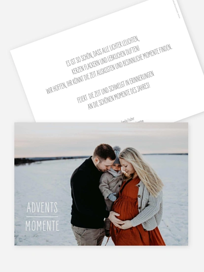 Weihnachtskarte Jahresglück