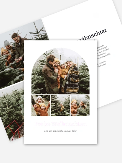 Weihnachtskarte Festmomente