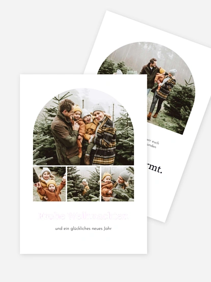 Weihnachtskarte Festmomente