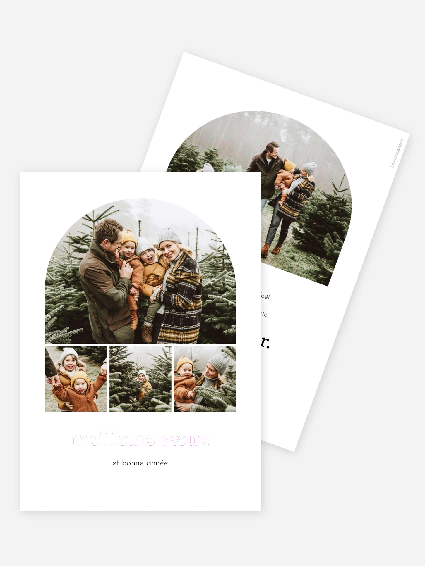 Carte de voeux Souvenirs de Noël