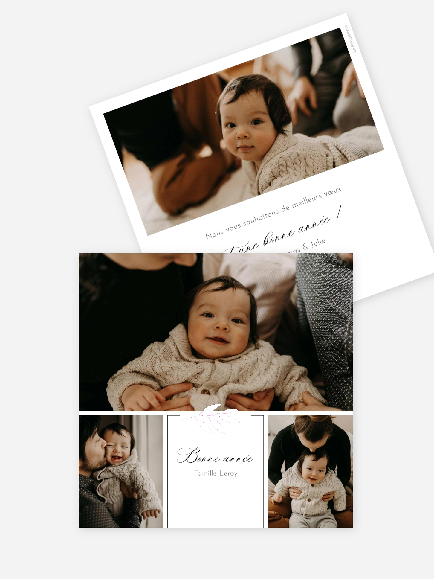Carte de voeux Tendre bourgeon
