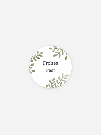 Geschenkaufkleber Weihnachten Sternendorf