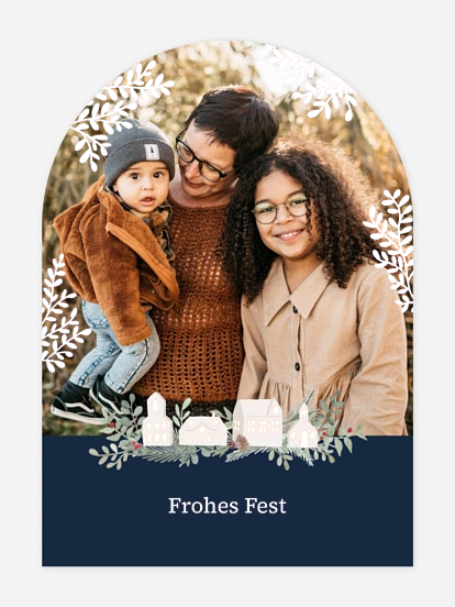 Weihnachtskarte Sternendorf