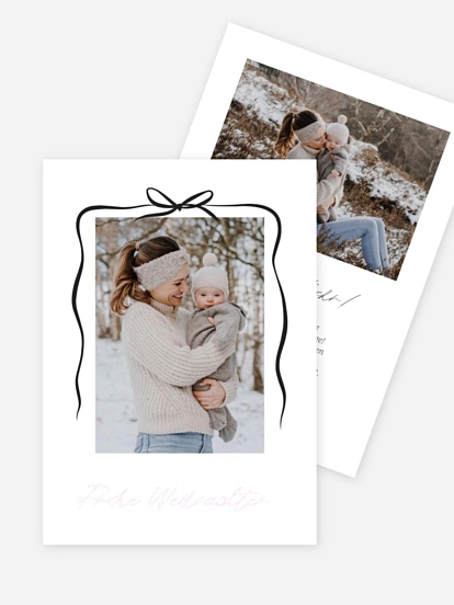 Weihnachtskarte Goldenes Fest