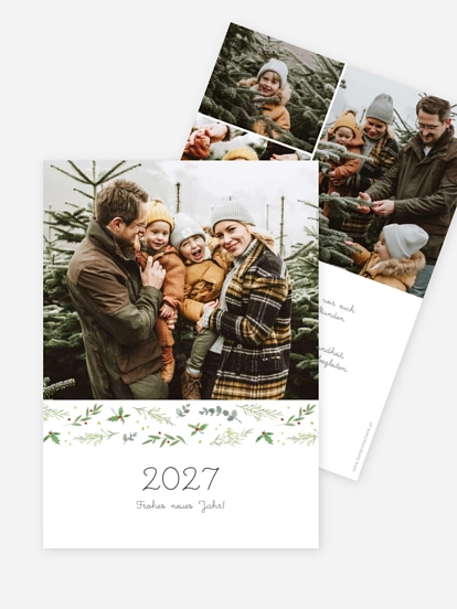 Weihnachtskarte Winterwalzer