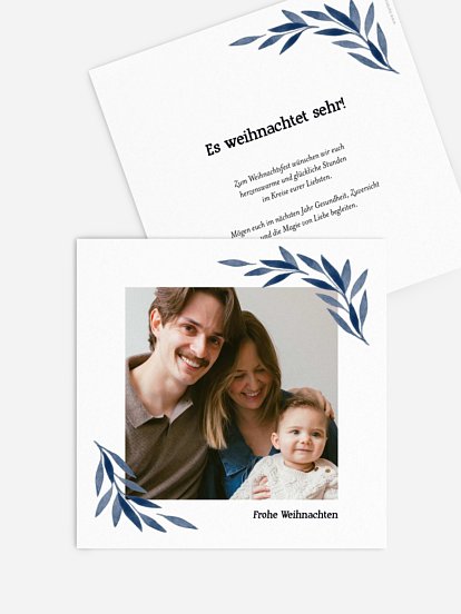 Weihnachtskarte Zarter Winter