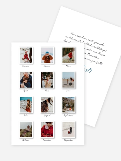 Weihnachtskarte Jahresfunkeln