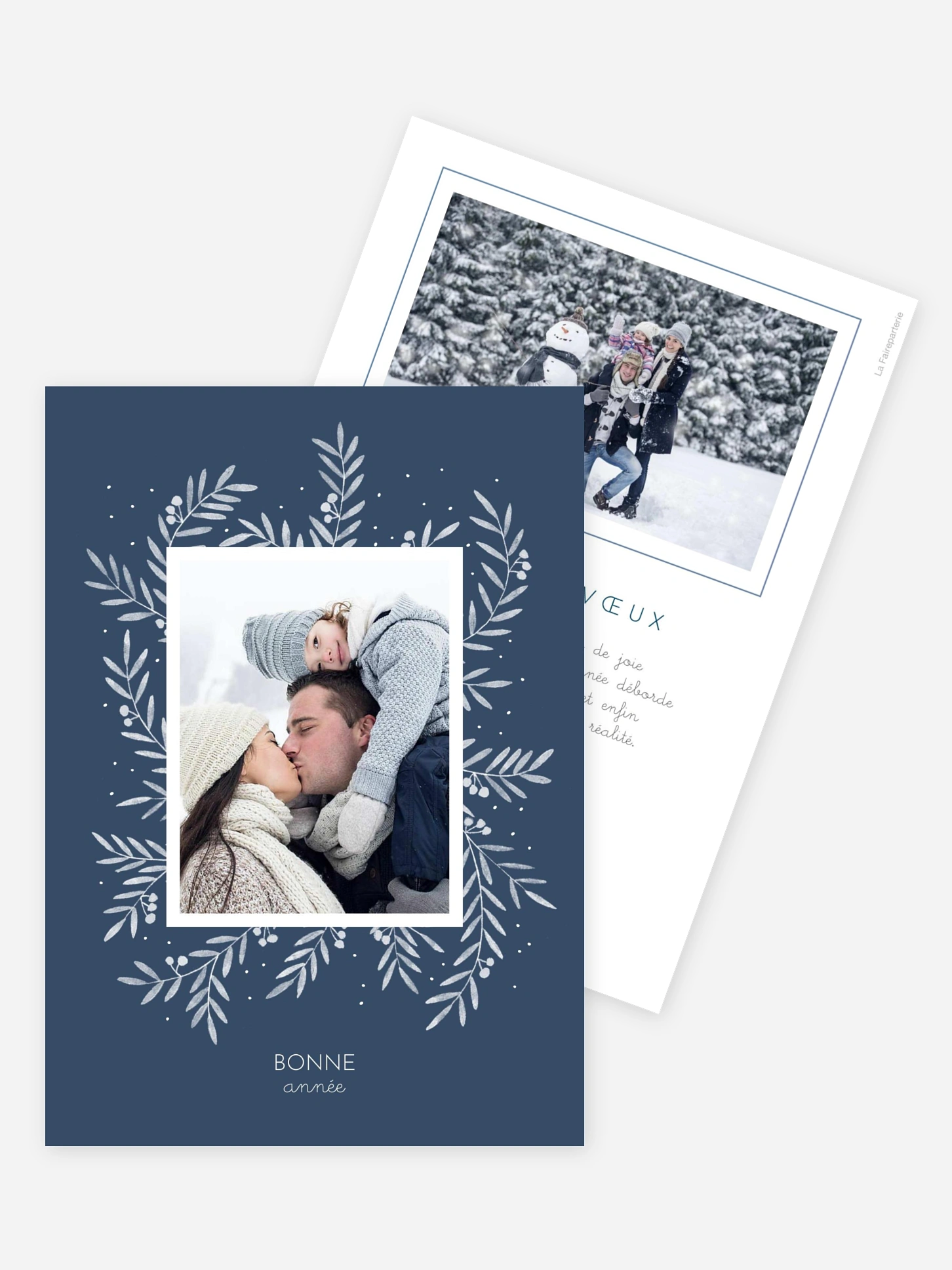Carte de voeux Rameaux d’hiver