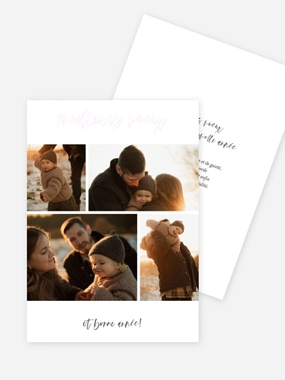 Carte de voeux Ciel d’hiver