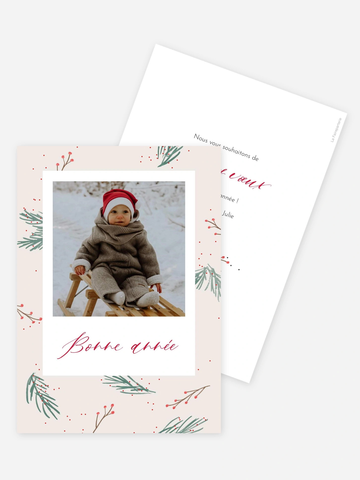 Carte de voeux Souffle d’hiver