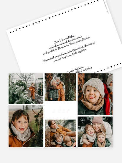 Weihnachtskarte Kostbares Herz