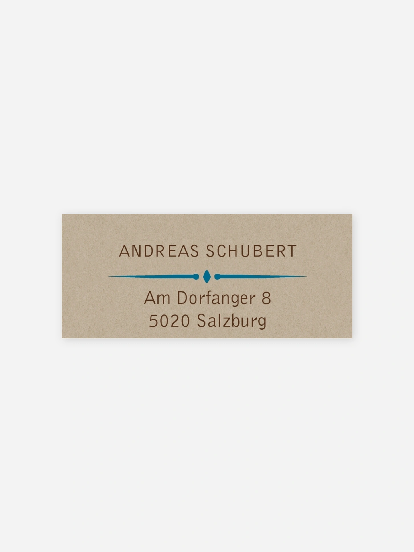 Absenderaufkleber Geburtstag Rustic Love