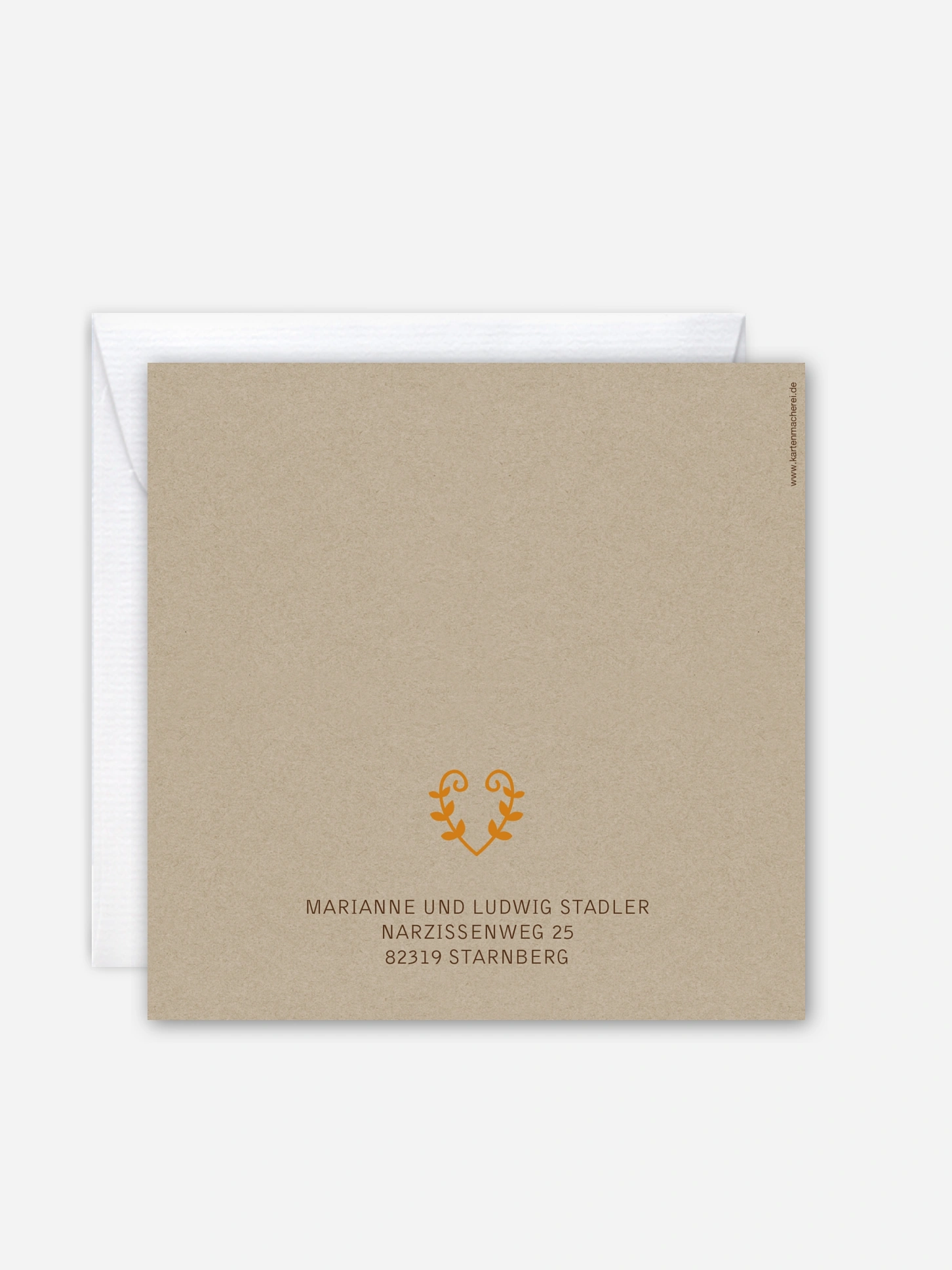 Einladung zur Goldenen Hochzeit Rustic Love