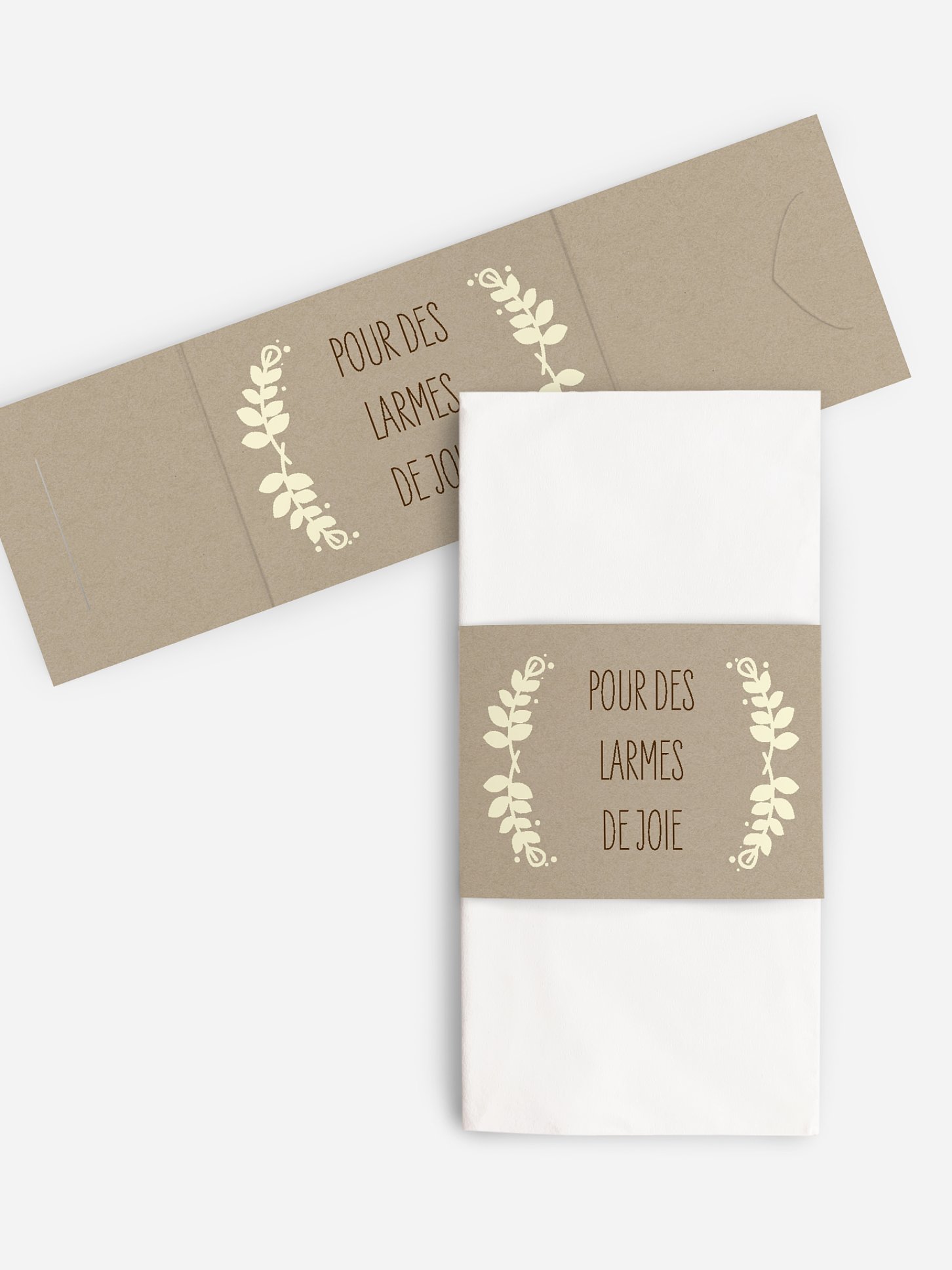 Étui pour mouchoir Rustic Love