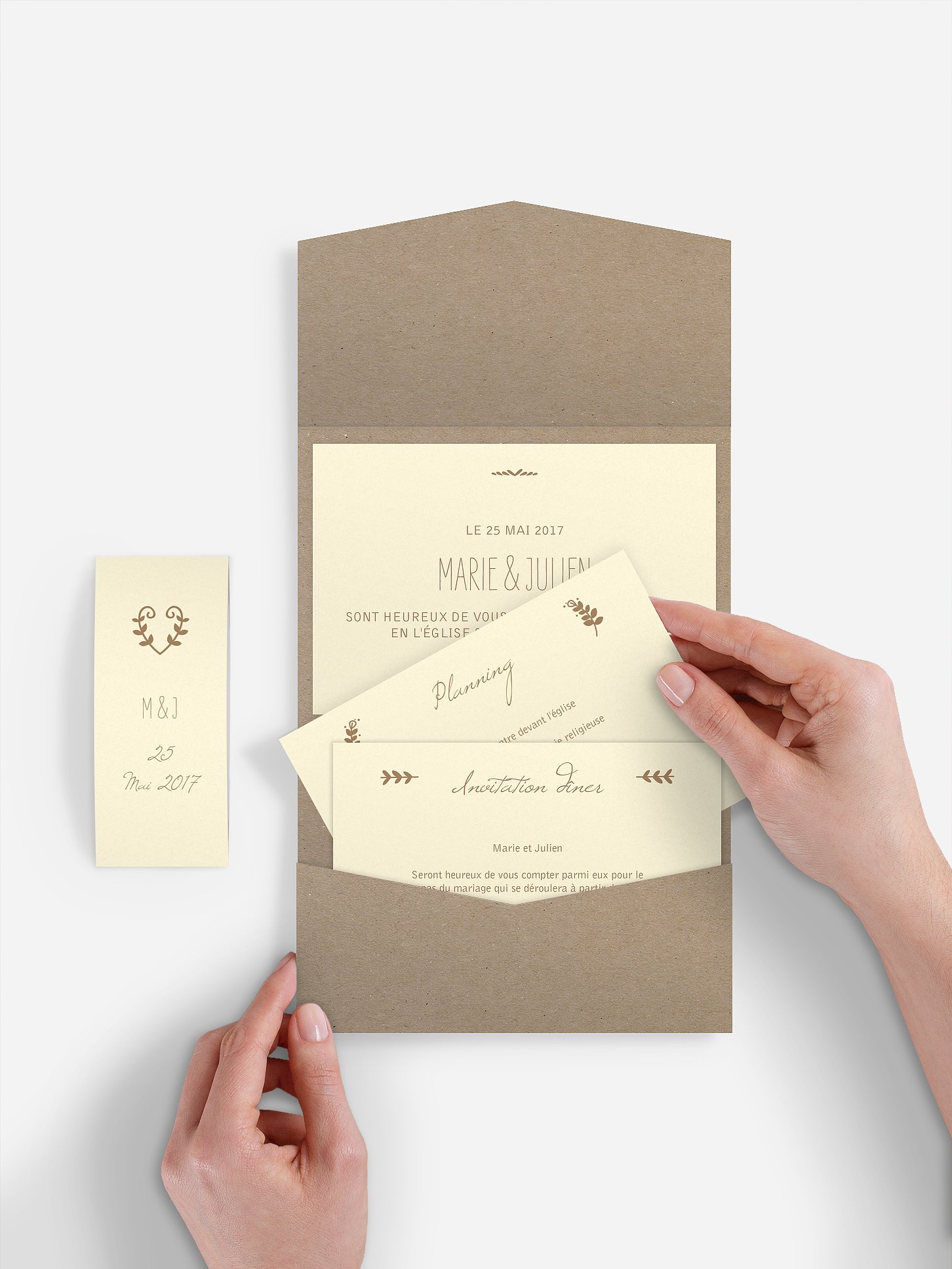 Faire-part mariage Rustic Love