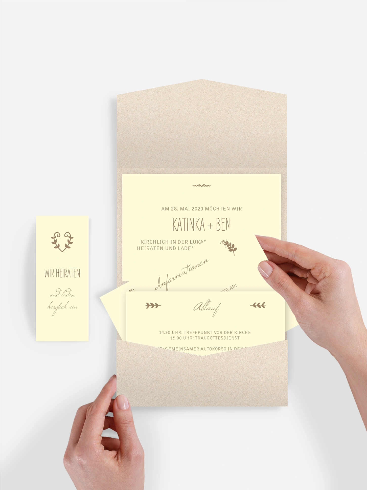 Hochzeitseinladung Rustic Love