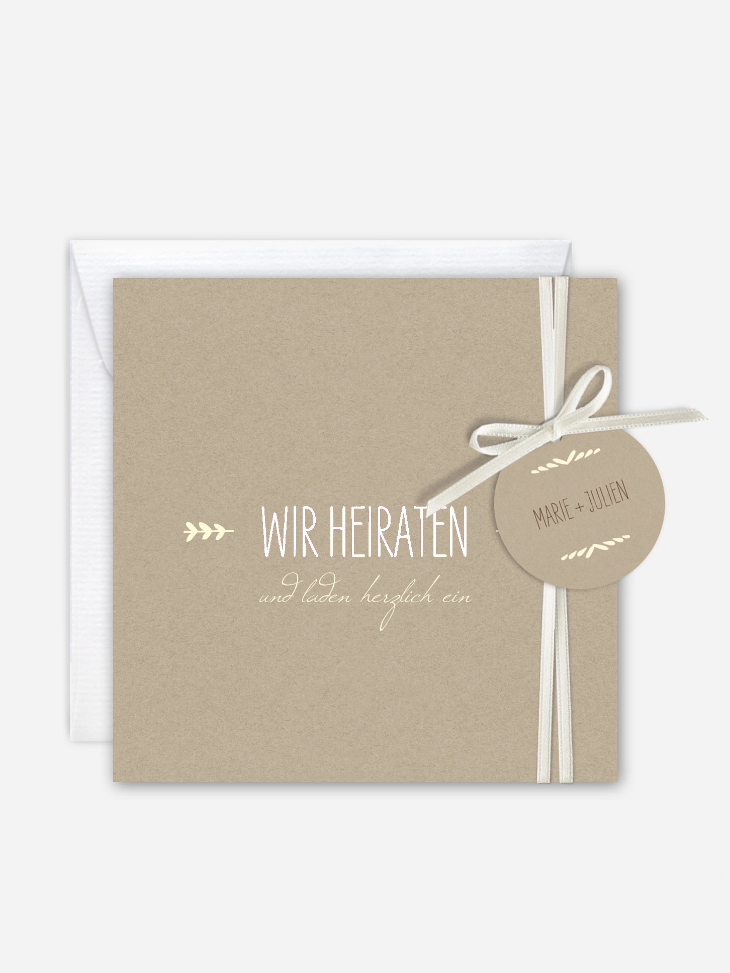 Faire-part mariage Rustic Love