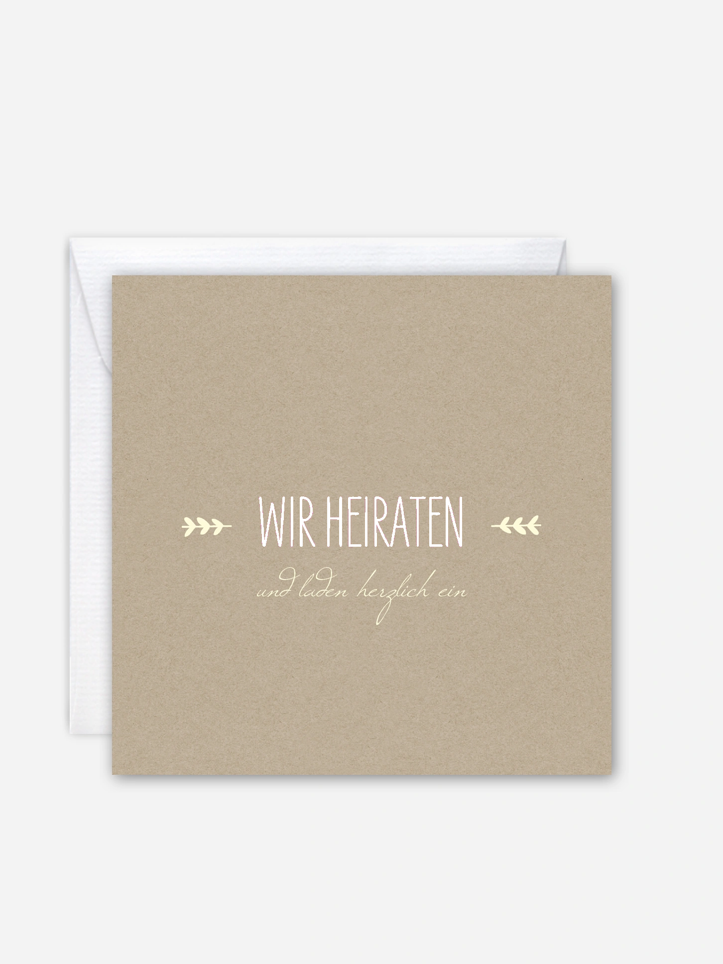 Hochzeitseinladung Rustic Love