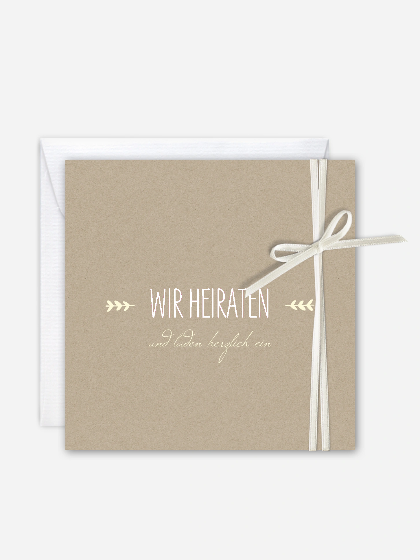 Hochzeitseinladung Rustic Love