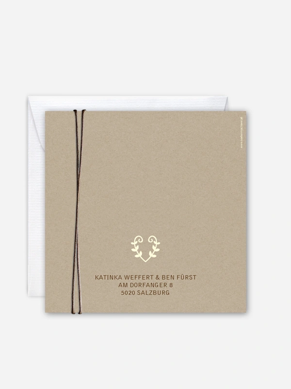 Hochzeitseinladung Rustic Love