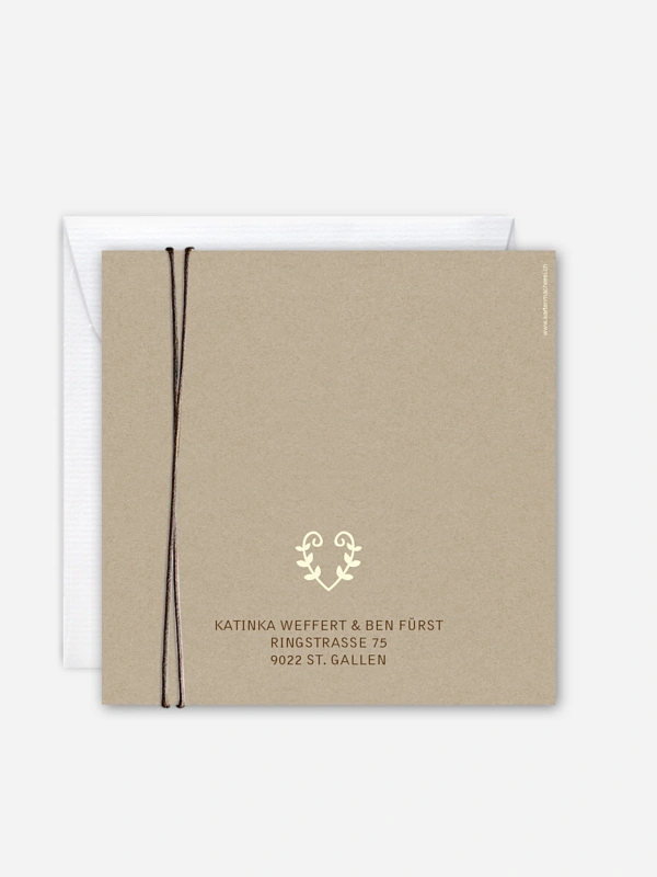 Hochzeitseinladung Rustic Love