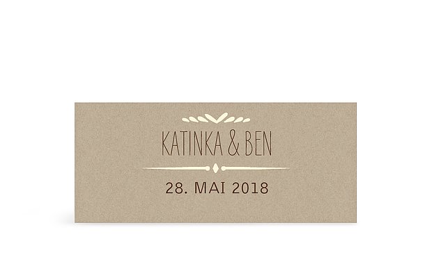 Geschenkaufkleber Hochzeit Rustic Love
